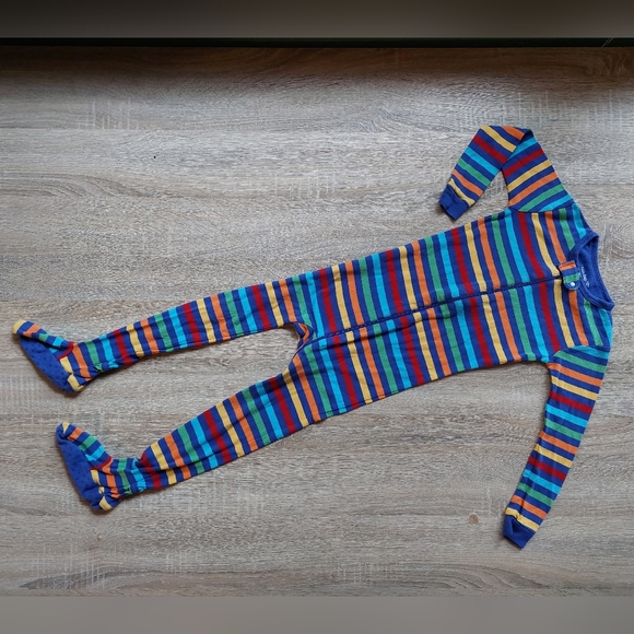 Gap vguc striped footed pajamas size 4 & 5 - Picture 7 of 16